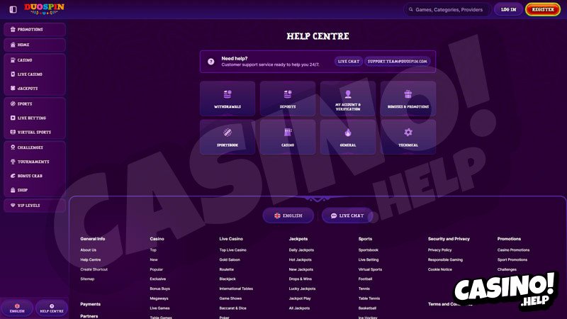 Best duospin casino in Global